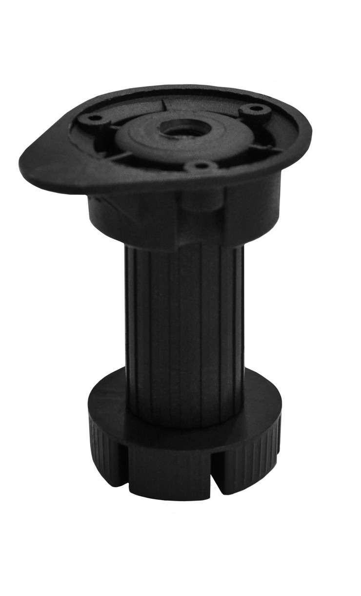 Опора кухонная 100 мм, Черная (капля)