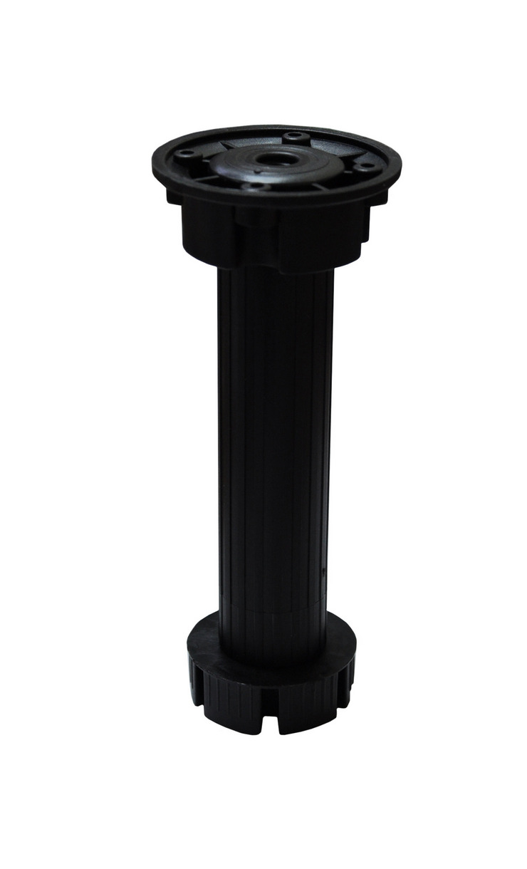 Опора кухонная 150 мм, Черная разборная