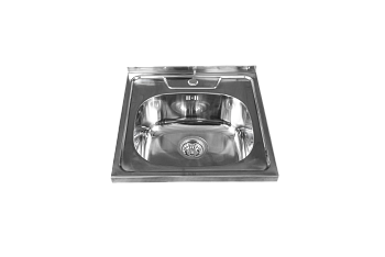 мойка нерж. накладная 50*50