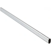 Штанга овальная d30*15мм (3000*0,7мм), хром