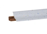 Плинтус 23 искра белая глянец LB231 20-231-0-6082