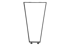 подстолье трапеция черная 820х445 ( труба 10х50) _ 02