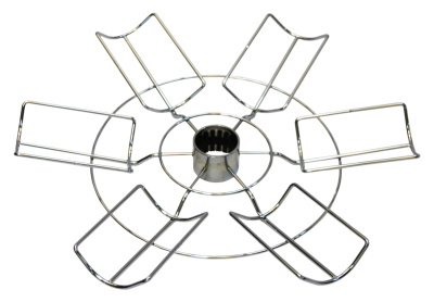 Полка для бутылок, арт. D0124, хром