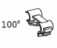 Ограничитель угла открывания 100гр. TOP STAY SF (STW100), 0017312