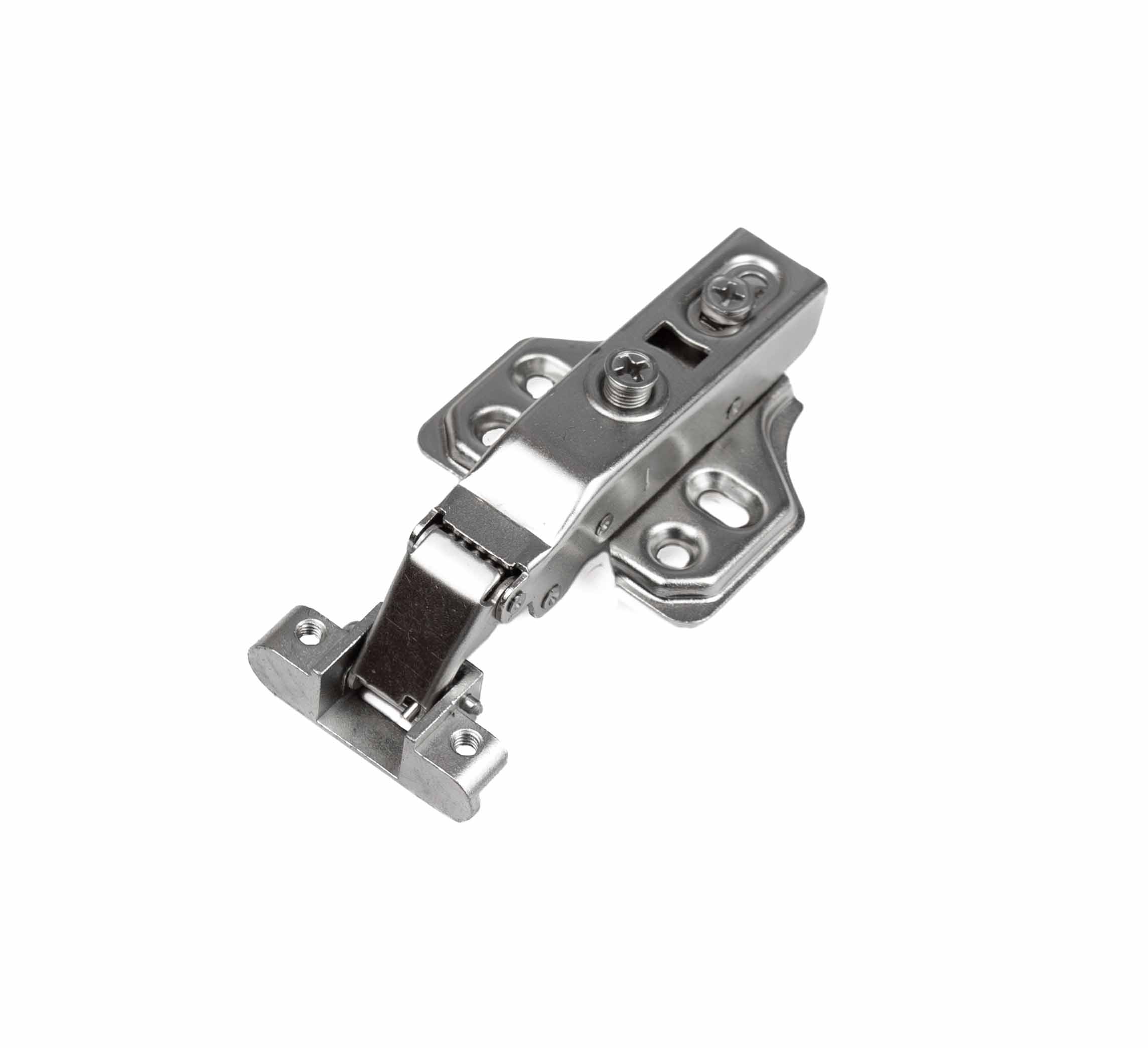 Петля мебельная наклад. сд, для узкого усил. рам. профиля (никель) GA11D-09