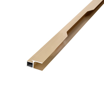 профиль алюм. рамочный XGJB-6465-07 узкий усиленный, ручка "центр"