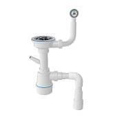 Сифон для мойки Практик одинарный б/отвода для стир. машины