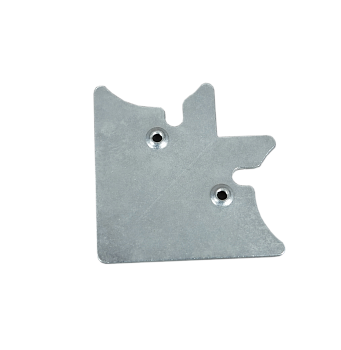 16. Соединительный уголок широкий (бабочка), в комплекте 2 болта