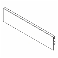 Передняя панель внутреннего ящика Dragon-Pro, 1100mm, т.серый (TB01021,E30) 24436