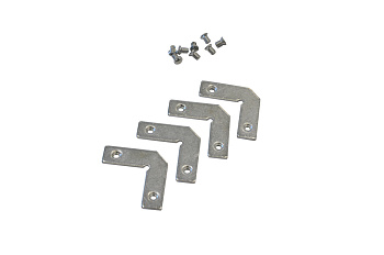 соединительный уголки для рамочного профиля  2 отверстия 01