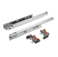 Направляющие 400мм 40кг скр. монт с доводчиком, зам 3D DTC (TS10400H) 0016249