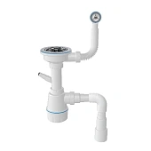 Сифон для мойки Практик одинарный б/отвода для стир. машины