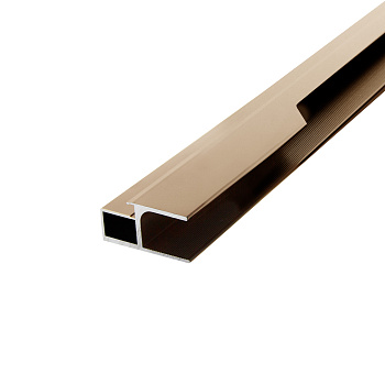 профиль алюм. рамочный XGJB-6465-06 узкий усиленный, ручка "скос"