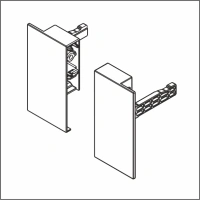 Крепление внутреннего ящика Dragon-Pro, H=95, т.серый (TB01012X,H11) 24432