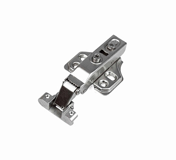 Петля мебельная наклад. сд, для узкого усил. рам. профиля (никель) GA11D-09