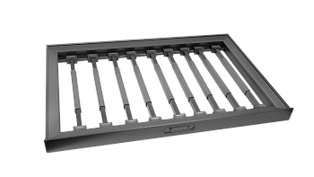 Брючница выдвижная, серый, иск. кожа (H701)