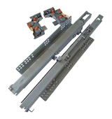 Направляющие 250 мм 40 кг скр. монт зам 3D Push с регул. зазора DTC TS10250GX+0TSD02-A_25181